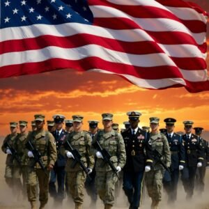 Courtesy of the Red, White and Blue!